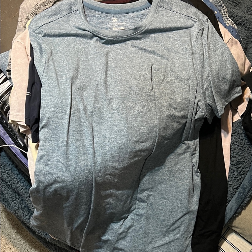 All in Motion Light Blue Short Sleeve Tee